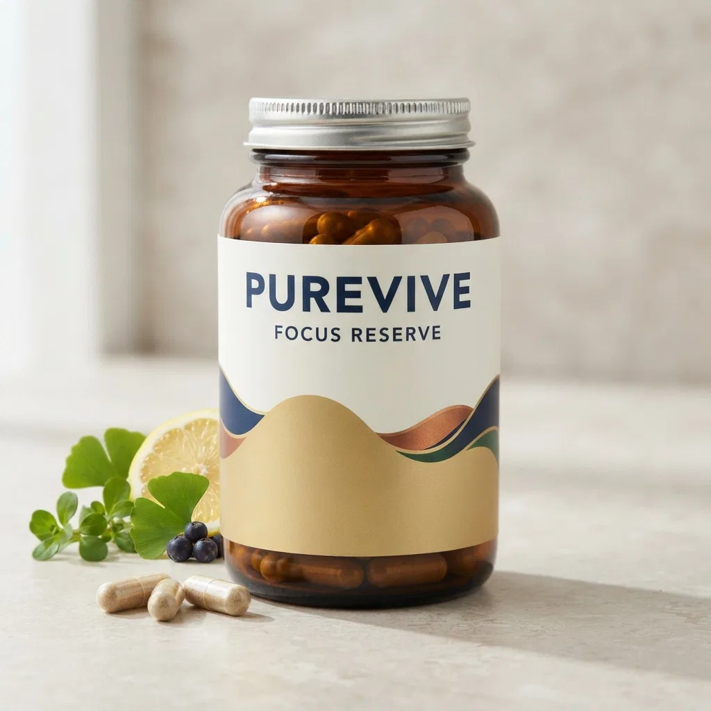 PureVive Focus Reserve burk med ingredienser